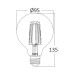 Braytron 6W E27 G95 Amber Glop Ampul - BB47-00620