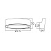 Braytron 12w Walls-D-RND Siyah Dış Mekan IP65 Aplik 3000K - BG38-00702