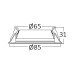 Braytron 3w Sıva Altı Backlight LED Panel 6500K - SBP12-00430
