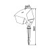Braytron GU10 Duylu Siyah Çim Spot Armatürü - BT25-00351