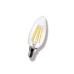 Ecolite 4w E14 Şeffaf FILAMENT CANDLE Buji Led Ampul - C35.FL.4W.40K
