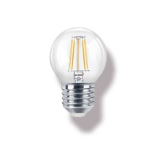 Ecolite 4w E27 G45 LED FILAMENT Şeffaf Top Ampul - G45.FL.4W.27K