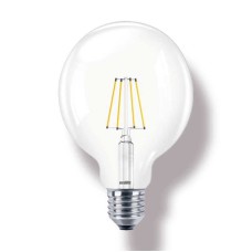 Ecolite 7.5w E27 G95 FILAMENT Şeffaf Globe Led Ampul - G95.FL.7,5W.27K