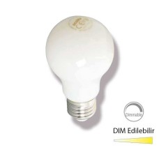 Ecolite 7,5w E27 A60 Dim Edilebilir SOFT FILAMENT LED Ampul - A60.SOFT.7W.27K.D Ecolite 7,5w E27 A60 Dim Edilebilir SOFT FILAMENT LED Ampul - A60.SOFT.7W.27K.D