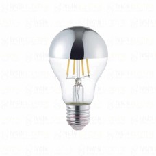 Ecolite 4w E27 A60 Crown Silver Aynalı Led Ampul - A60.FL.CS.4W.27K Ecolite 4w E27 A60 Crown Silver Aynalı Led Ampul - A60.FL.CS.4W.27K