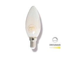 Ecolite 4,5w E14 Buji Dim Edilebilir SOFT Led Ampul - C35.SOFT.4,5W.27K.D Ecolite 4,5w E14 Buji Dim Edilebilir SOFT Led Ampul - C35.SOFT.4,5W.27K.D