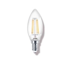 Ecolite 4w E14 Şeffaf FILAMENT CANDLE Buji Led Ampul - C35.FL.4W.27K