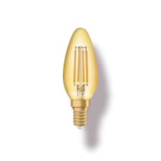 Ecolite 4w E14 Rustik FILAMENT GOLD Buji Led Ampul - C35.GD.4W.22K