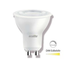 Ecolite 6w Dim Edilebilir Par16 Gu10 Led Ampul - GU10.6W.30K.D Ecolite 6w Dim Edilebilir Par16 Gu10 Led Ampul - GU10.6W.30K.D