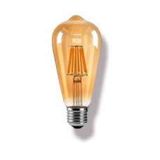 Ecolite 10w E27 ST64 Rustik FILAMENT GOLD Led Ampul - ST64.GD.10W.18K
