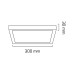 Goya 24w Sıva Üstü Kare Led Panel Armatür - GY1884-24