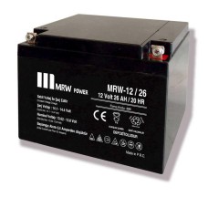 Mervesan 12V Kurşun / Asit Kuru Tip Akü - MRW-12/26