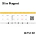Slim Magnet Mercekli Armatür 6w  12cm - Mol6054
