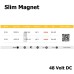 Slim Magnet Mercekli Armatür 18w  34cm - Mol6056
