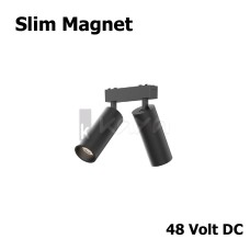 Slim Magnet Yönlenebilir Ray Spot 2 x 10w  - Mol6063