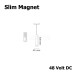 Slim Magnet Silindir Sarkıt Armatür 12w 30cm - Mol6072