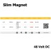 Slim Magnet Sarkıt Armatür Moon Küre 6w - Mol6073 Slim Magnet Sarkıt Armatür Moon Küre 6w - Mol6073
