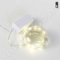 Işık Zinciri 10mt - 100 LED Animasyonlu Şeffaf Kablolu  IP44
