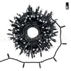 Işık Zinciri 10mt - 100 LED Siyah 2MM Kablolu  IP44 Eklenebilir