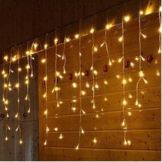 Işıklı Perde 2m 144 LED Saçak 80-60-40 cm - KY-401