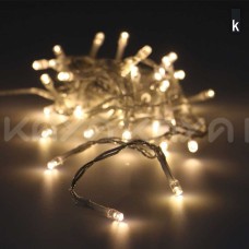 Işık Zinciri 10mt - 100 LED Şeffaf 1,4MM Kablolu  IP44 Eklenebilir