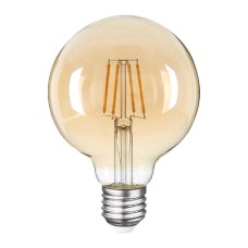 ŞENCAN 4w E27 Rustik Led Ampul G95 - 2200K Bal Cam