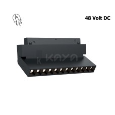 Manyetik Ray 12w Mercekli Yönlendirilebilir Spot 22 cm - KLM-OW22 On-Off