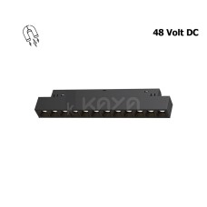 Manyetik Ray 12w Mercekli Lineer Spot 22 cm - KLM-SW22 On-Off